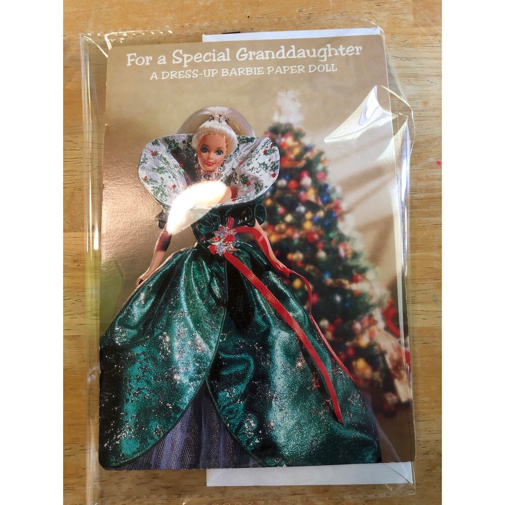 Vintage 1995 Barbie Paperdolls Card Grandaughter 39pcs Preowned